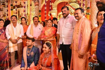 Celebs at Bandla Ganesh Brothers Daughter Ashritha Wedding Photos